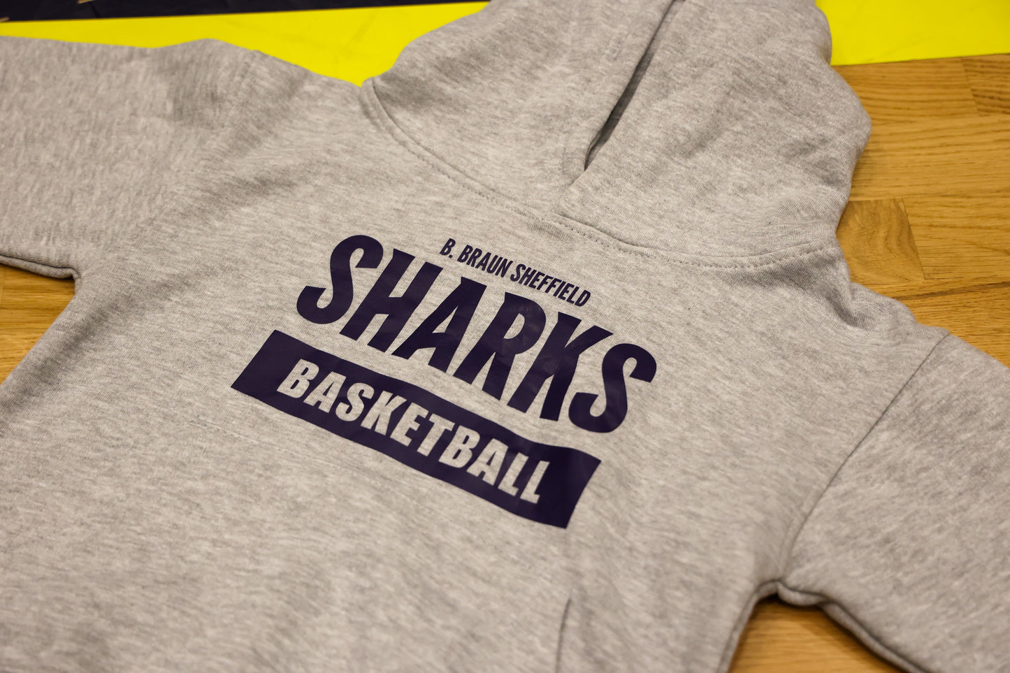 Sharks Banner Hoodie - Grey