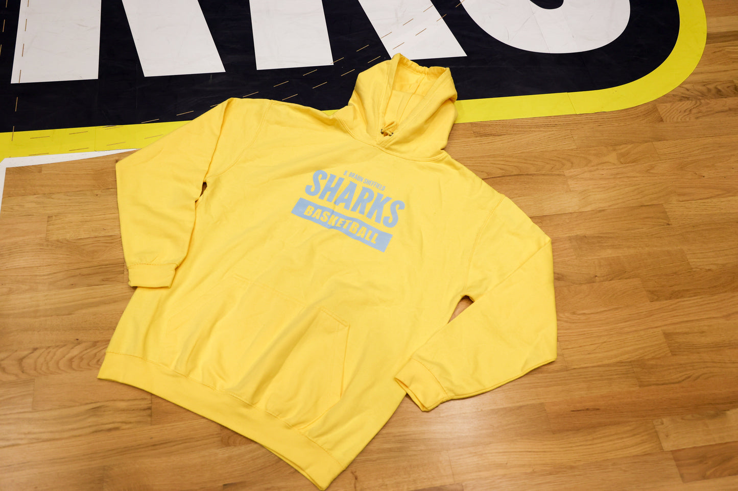 Sharks Banner Hoodie - Yellow