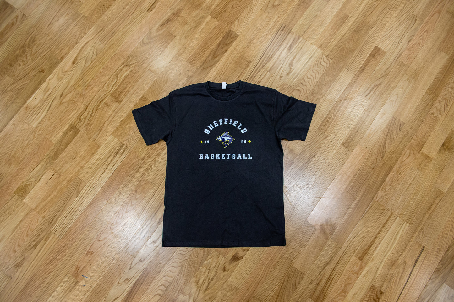 Sheffield Basketball Established Logo T-Shirt - Charcoal